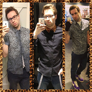 Ciaran Dunne Fashion Leopard Print Shirts Ciaran Dunne Fashion Model