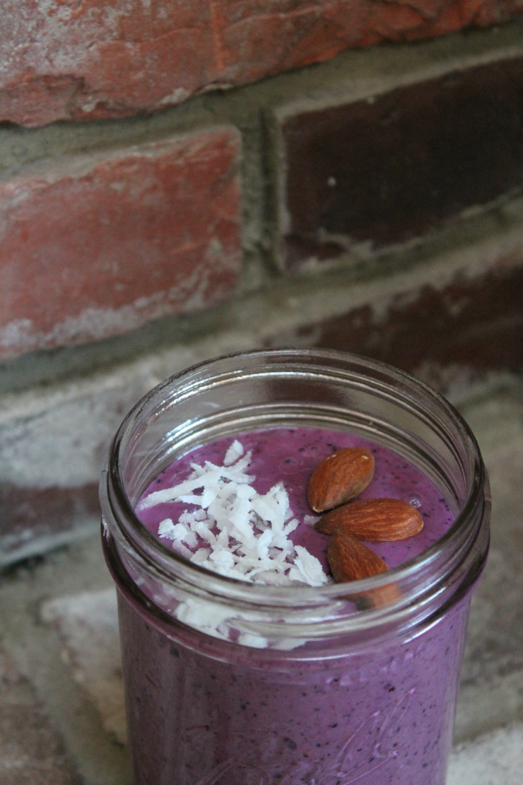 Silken Tofu Mixed Berries Vegan Breakfast Smoothie