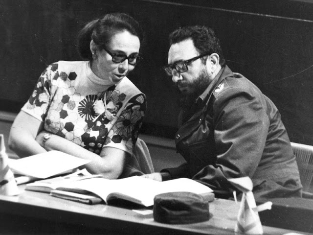 What Did Fidel Castro and Vilma Espin Look Like  on 8/23/1960 