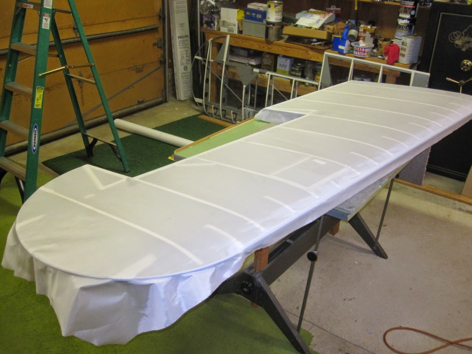 SkyoteLog Fabric Covering the Wings