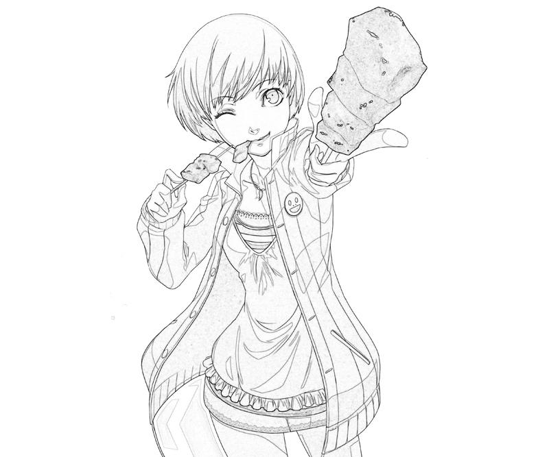 Chie Satonaka Funny Coloring Pages chie-satonaka-funny-coloring-pages