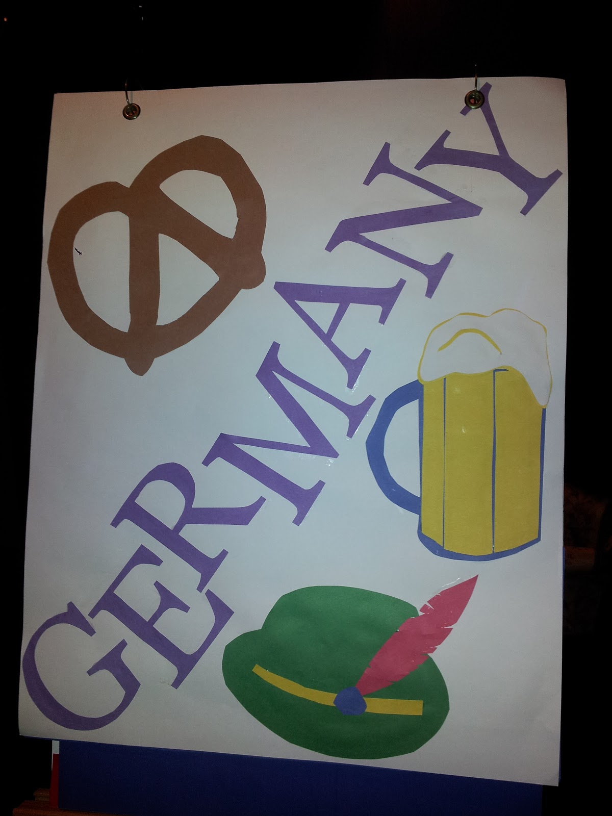 Theatre Projects Construction paper cutout letters