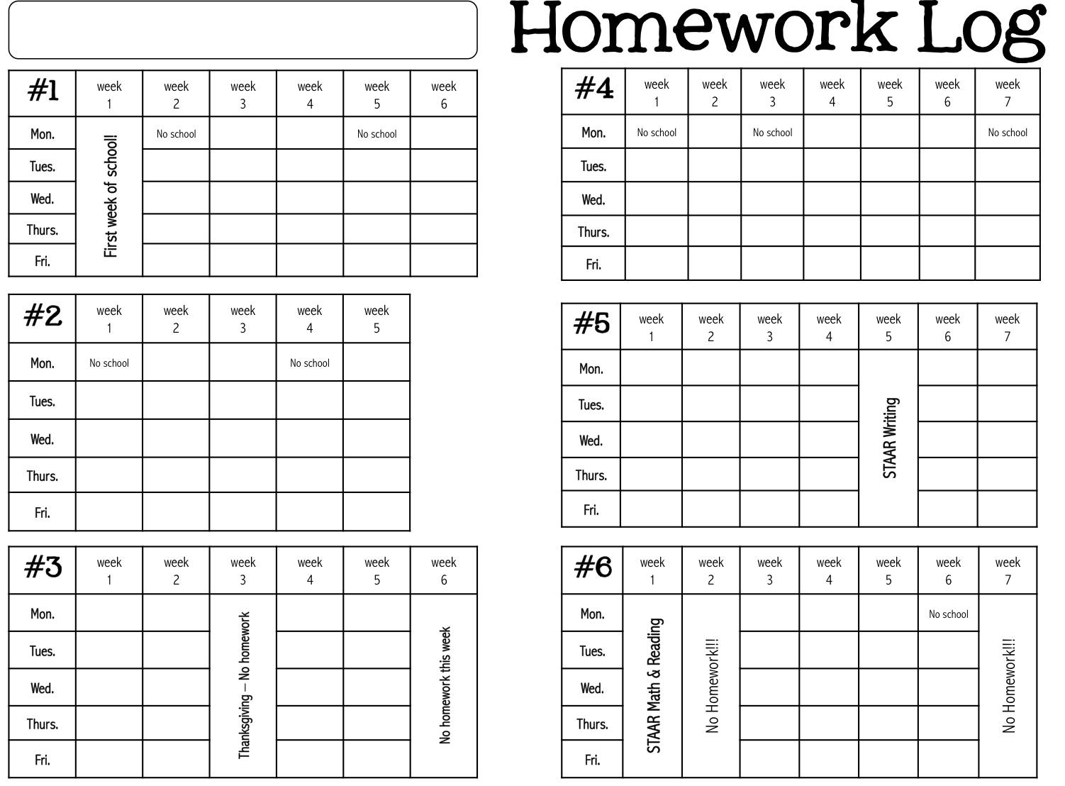 homework scheduler