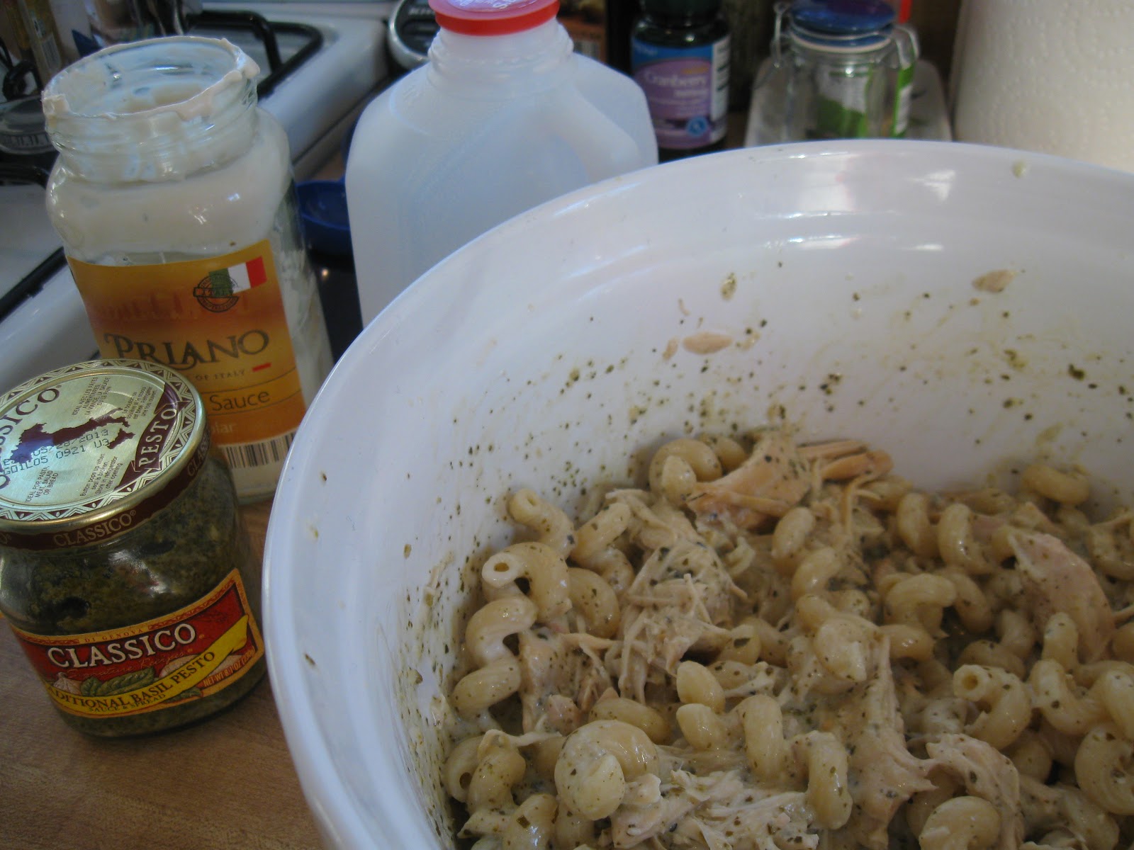 Dinner in Parker Ford Creamy PestoChicken Casserole