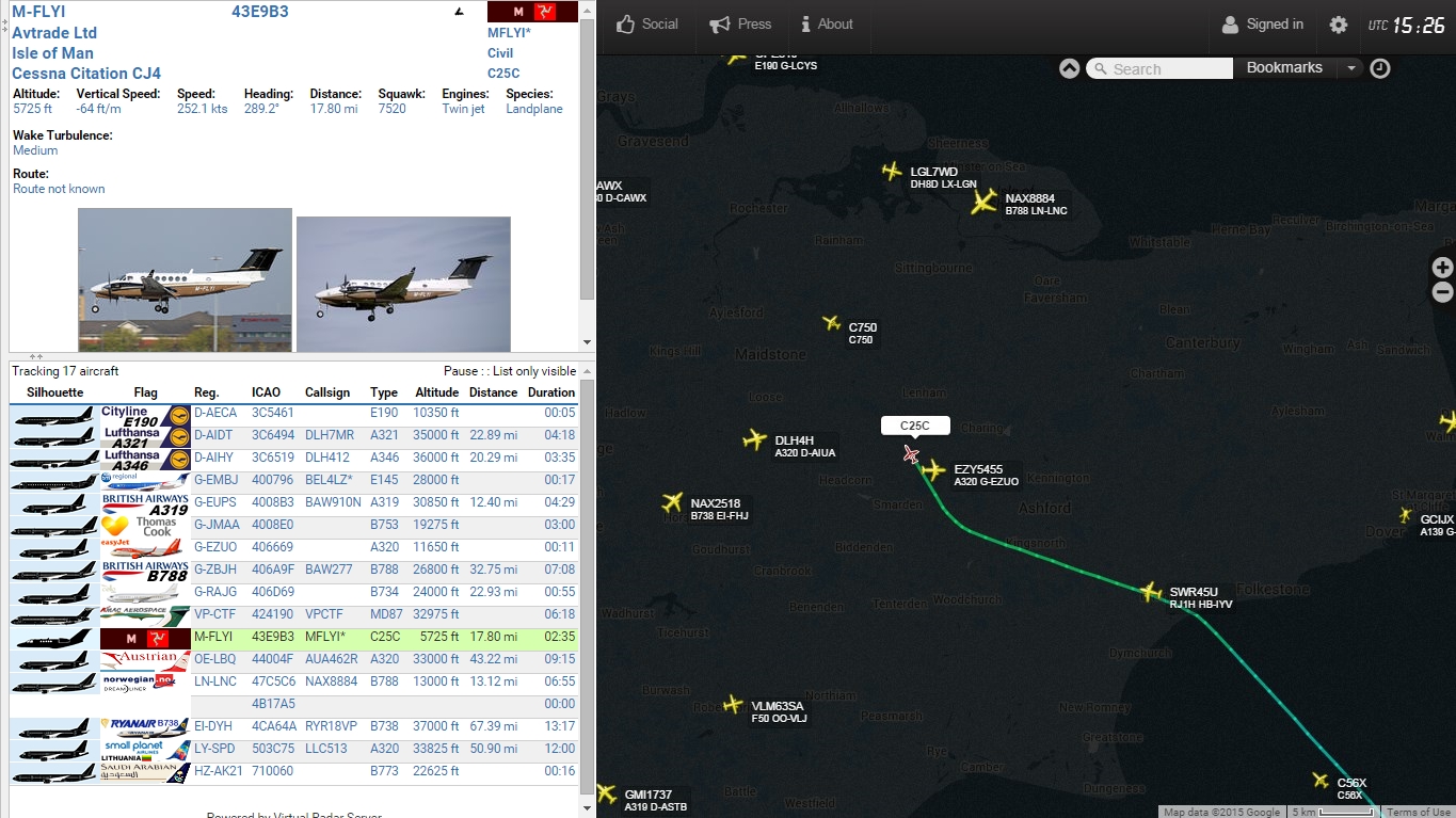 Blocked Aircraft On FR24 Aviation Latest