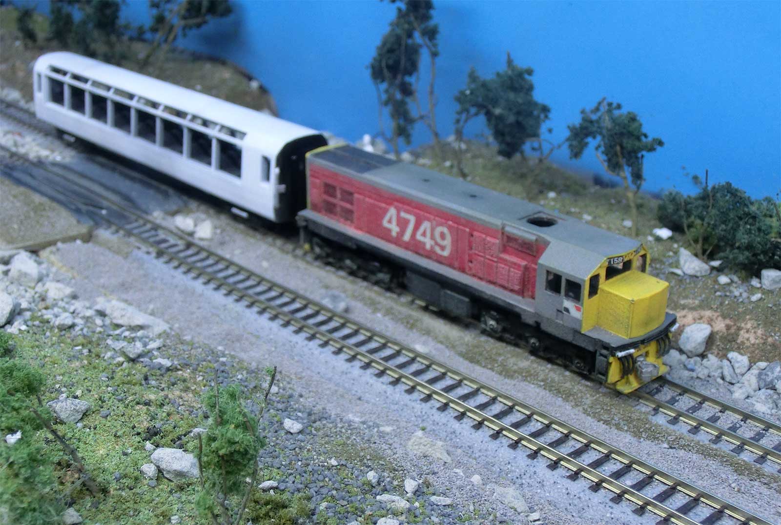 New Zealand Railway Models (Kiwi Trains) NZ120 3d Printed Kiwirail AK