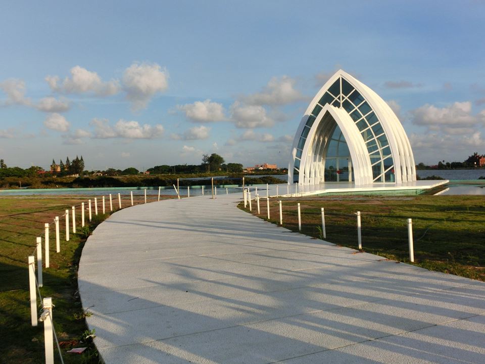 Beimen Crystal Church, the Crystal Church Floating on Water in Tainan