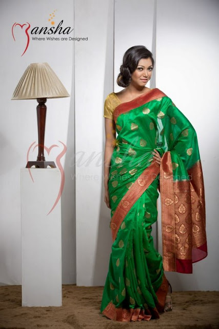 Superb Mansha Sarees Collection 2013