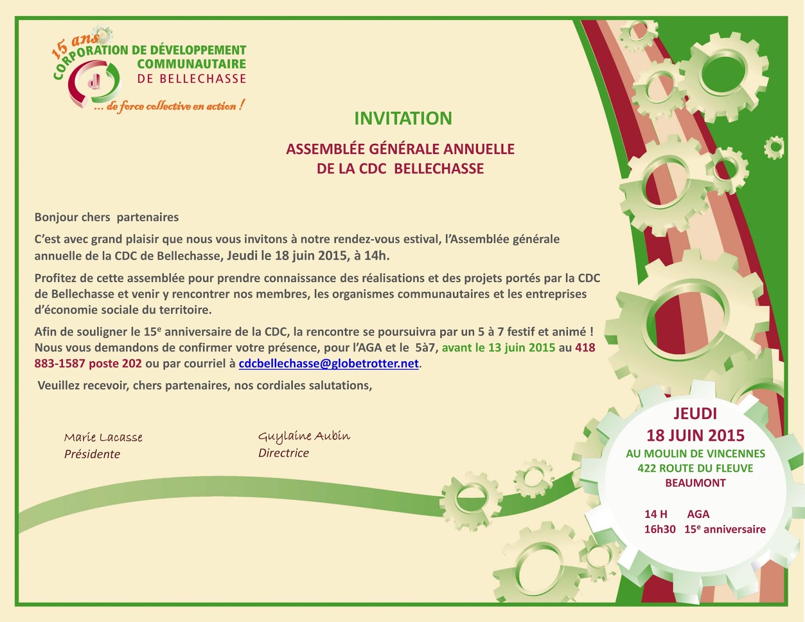 rencontre dans bellechasse