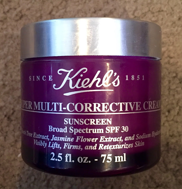 Kiehl's Super Multi-Corrective Cream Sunscreen Broad Spectrum SPF 30, moisturizer, skincare, skin care, beauty product favorites