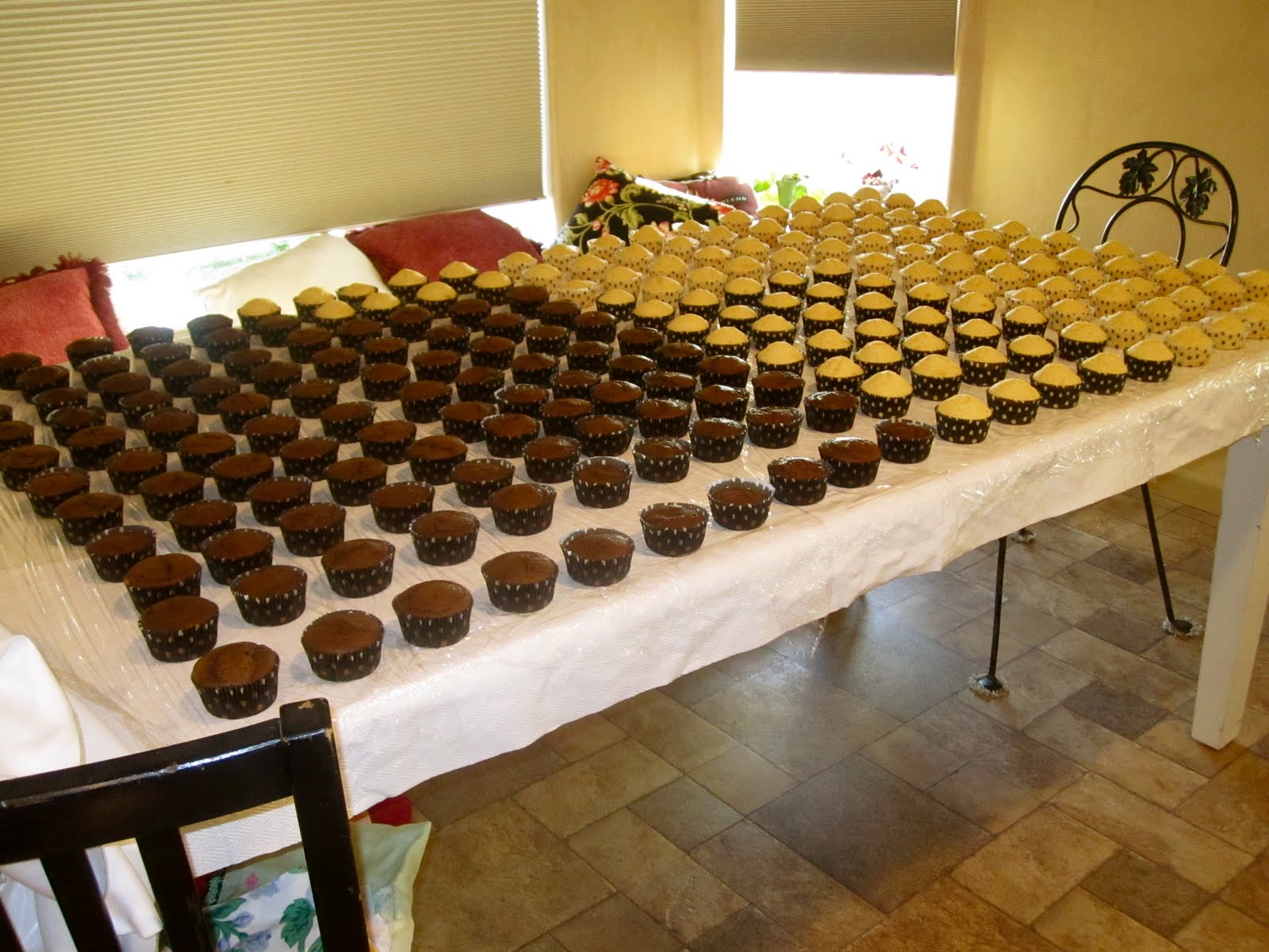 France, Italy, and Cake 200 Cupcakes and a Wedding