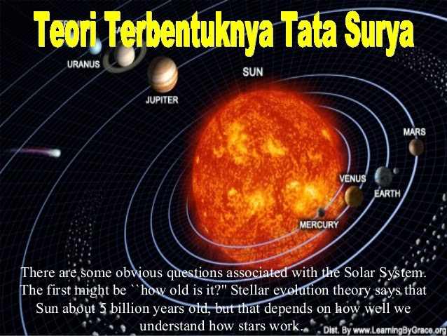 Teori teori pembentukan tata surya