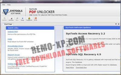 SysTools PDF Unlocker v3.1
