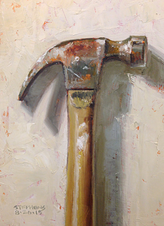 Daily Painting Hammer 3 5x7