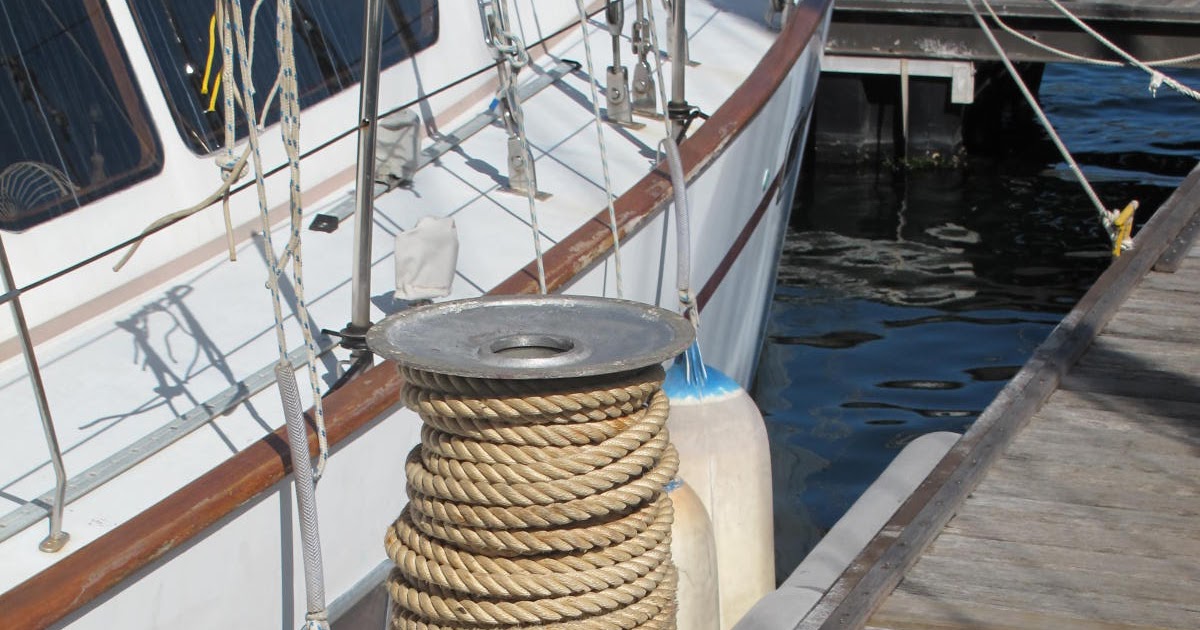 CKD Boats Roy Mc Bride Anchor warp stowage