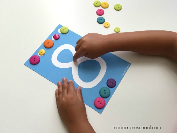 preschool-trace-count-number-cards-free-printable for Free Printable Dot Cards 1 10 Preschool Trace & Count Number Cards free printable! for Free Printable Dot Cards 1 10