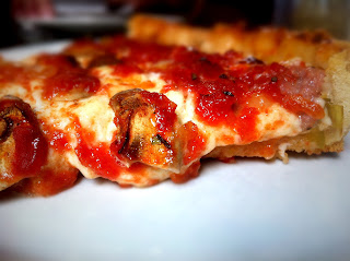 Chicago deep dish pizza