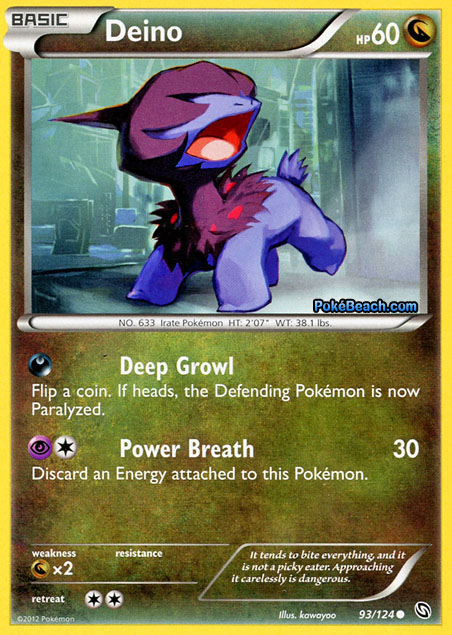 Deino · Dragons Exalted (DRX) #94 ‹ PkmnCards