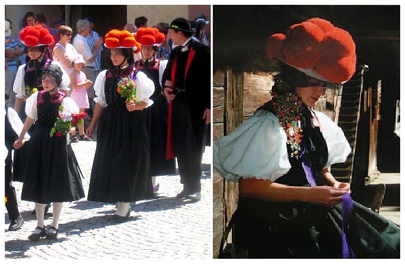 Traje típico de la Selva Negra Traje típico de la Selva Negra