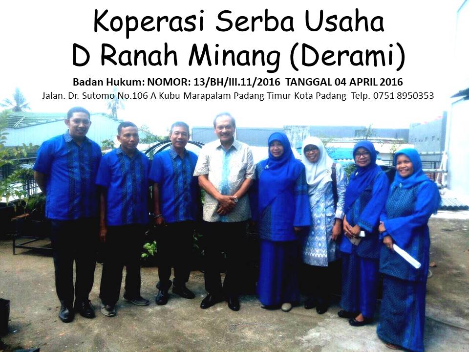 Koperasi Derami (Dewantara Ranah Minang) Posdaya Kota Padang