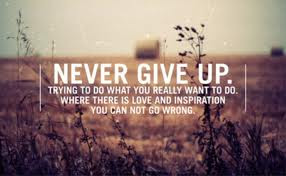 Never Ever Give Up