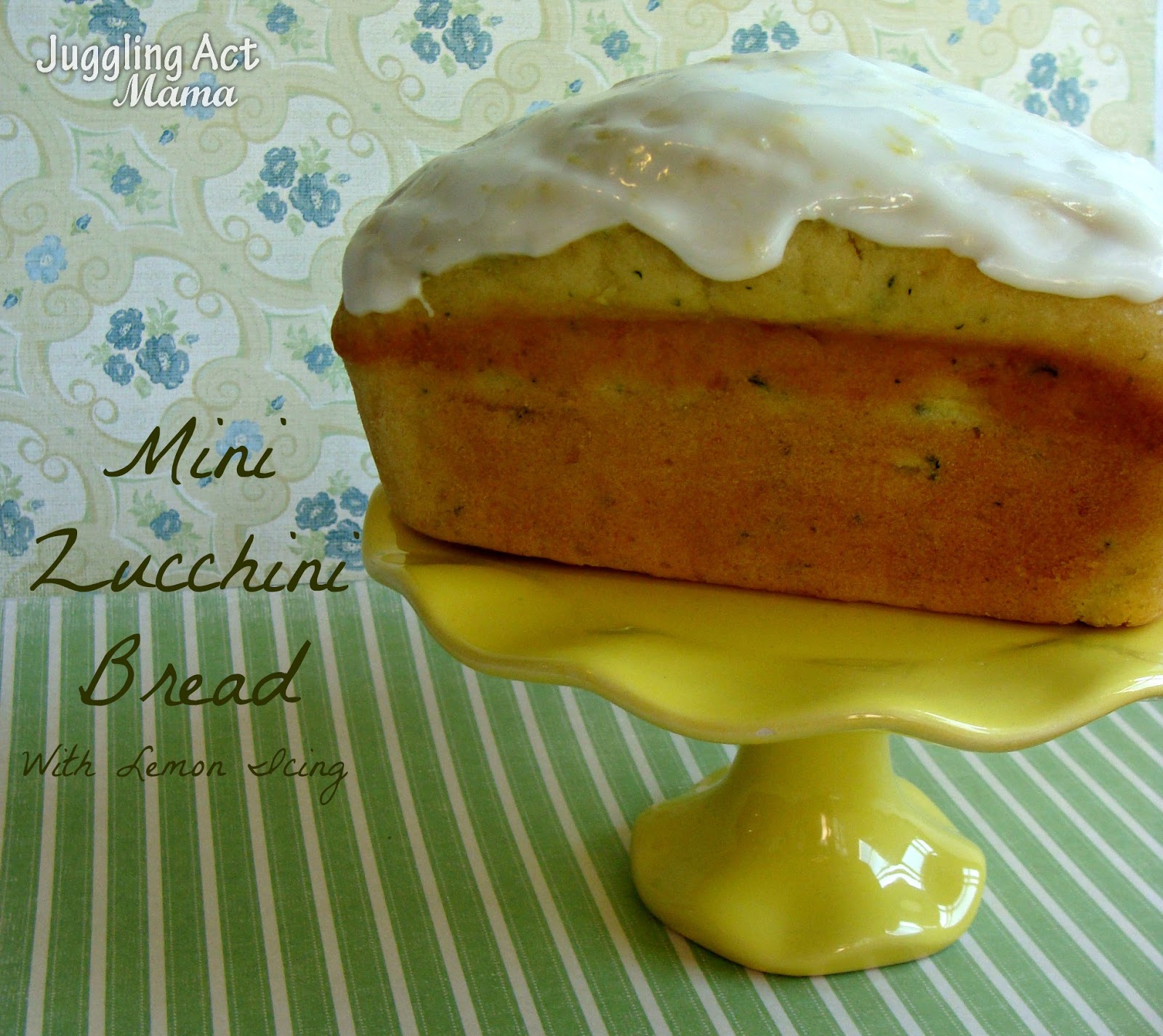 Mini Zucchini Bread with Lemon Icing Juggling Act Mama