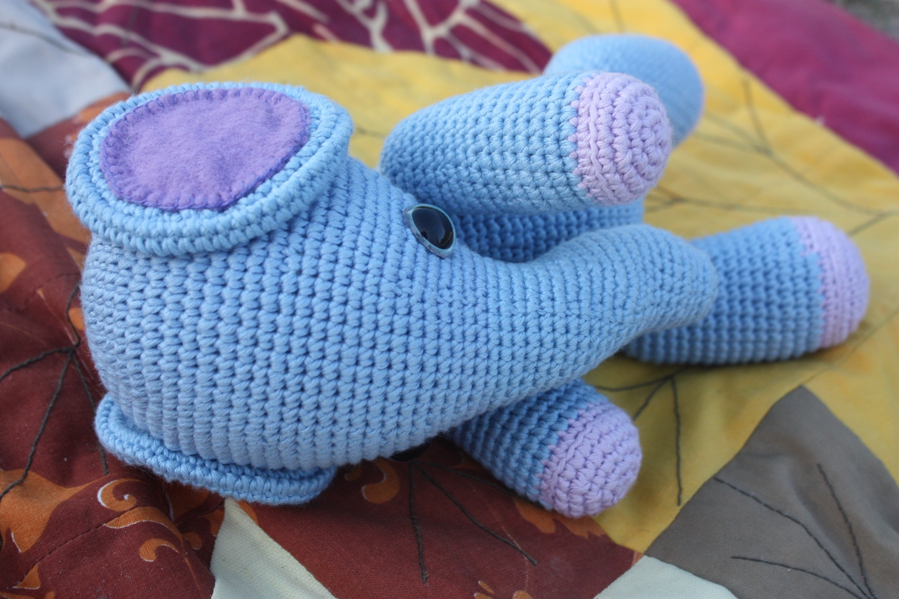 Amigurumi creations by Happyamigurumi: Amigurumi Elephant Pattern