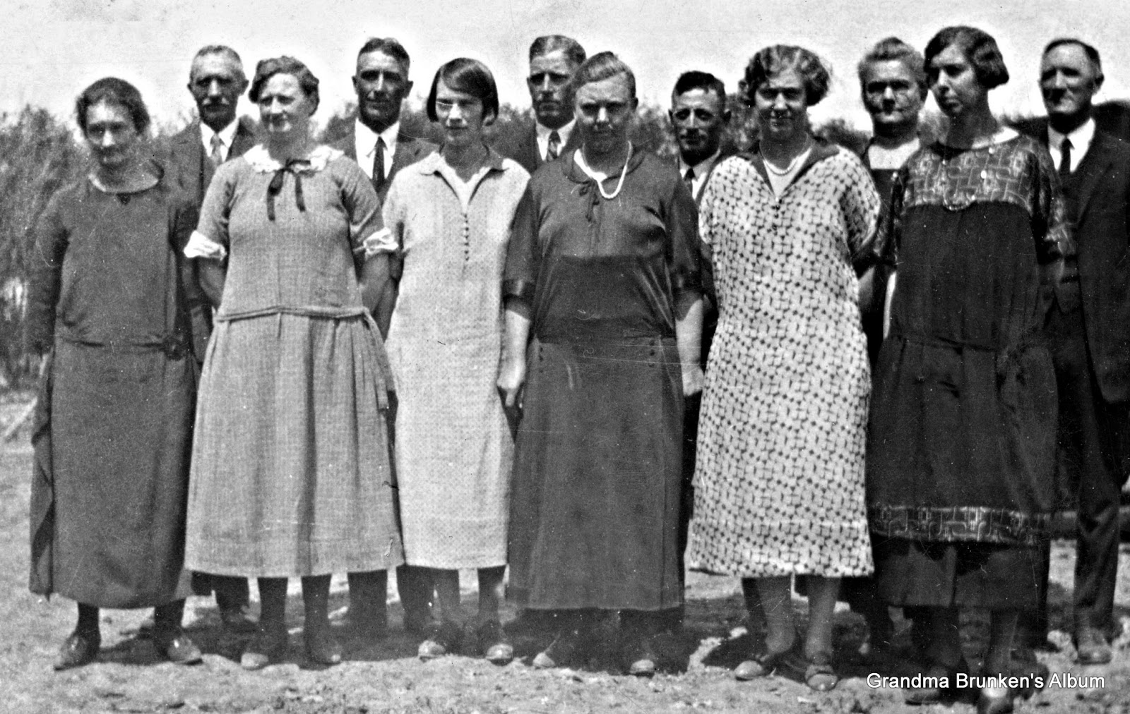Carsten Petersen, Sr.'s Children with Spouses - Circa 1925 Carsten Petersen, Sr.'s Children with Spouses - Circa 1925
