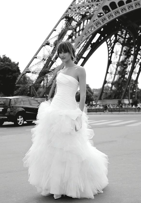 Paris wedding dress