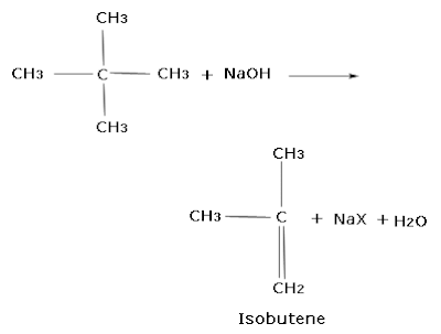 Formation-of-isobutene-from-t-butylhalide