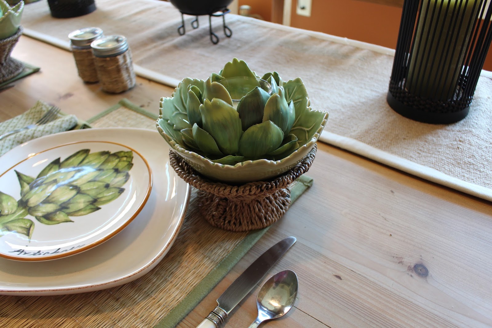 Designs by Pinky Artichokes at the Table