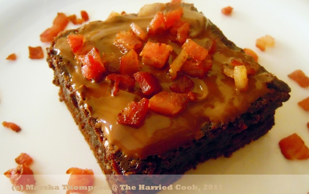The Harried Cook Fudgy Bacon Brownies w/ Nutella