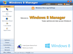 Windows 8 Manager 1.0.4 Full Windows 8 Manager 1.0.4 Full