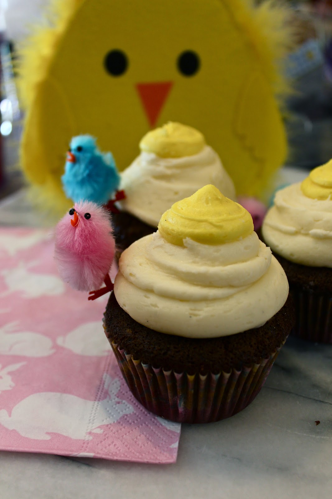 The Baking Fashionista Easter Creme and Caramel Egg Cupcakes