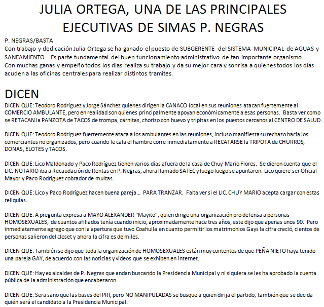 Julia Ortega una de las Principales ejecutivas de SIMAS