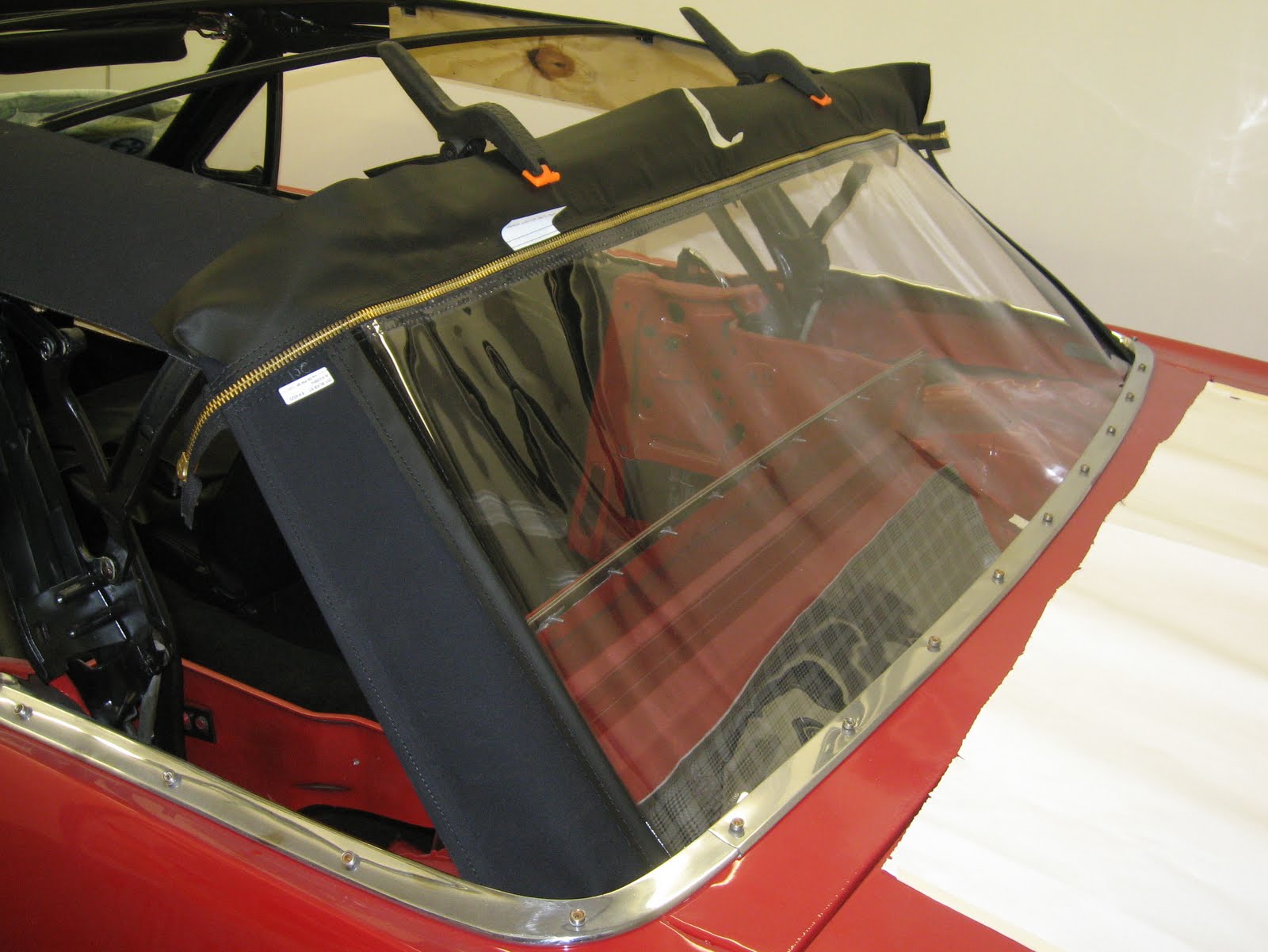 Restoration of a 1965 Mustang Convertible Top Replacement Part II