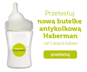 Przetestuj nową butelkę antykolkową Haberman od Canpol babies Konkurs