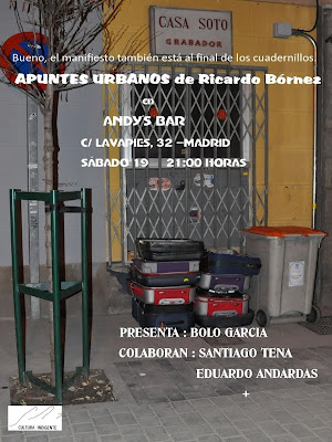 Presentación de 'Apuntes urbanos' de Ricardo Bórnez en Andy's Bar (19-02-11) presentacion-apuntes-urbanos-ricardo-bornez-andys-bar-19-02-11