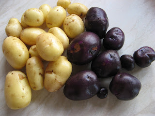 first crop of potatoes