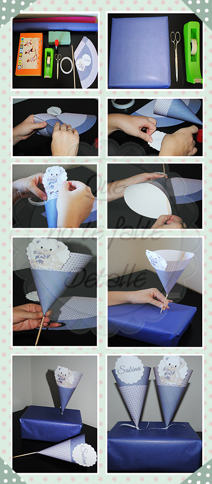DIY Soporte Conos Palomitas DIY Soporte Conos Palomitas