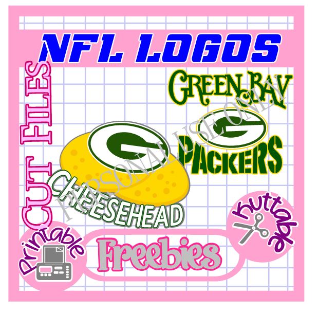 The Scrapoholic : 25 Days of NFL Cut File Freebies! Green Bay Packers