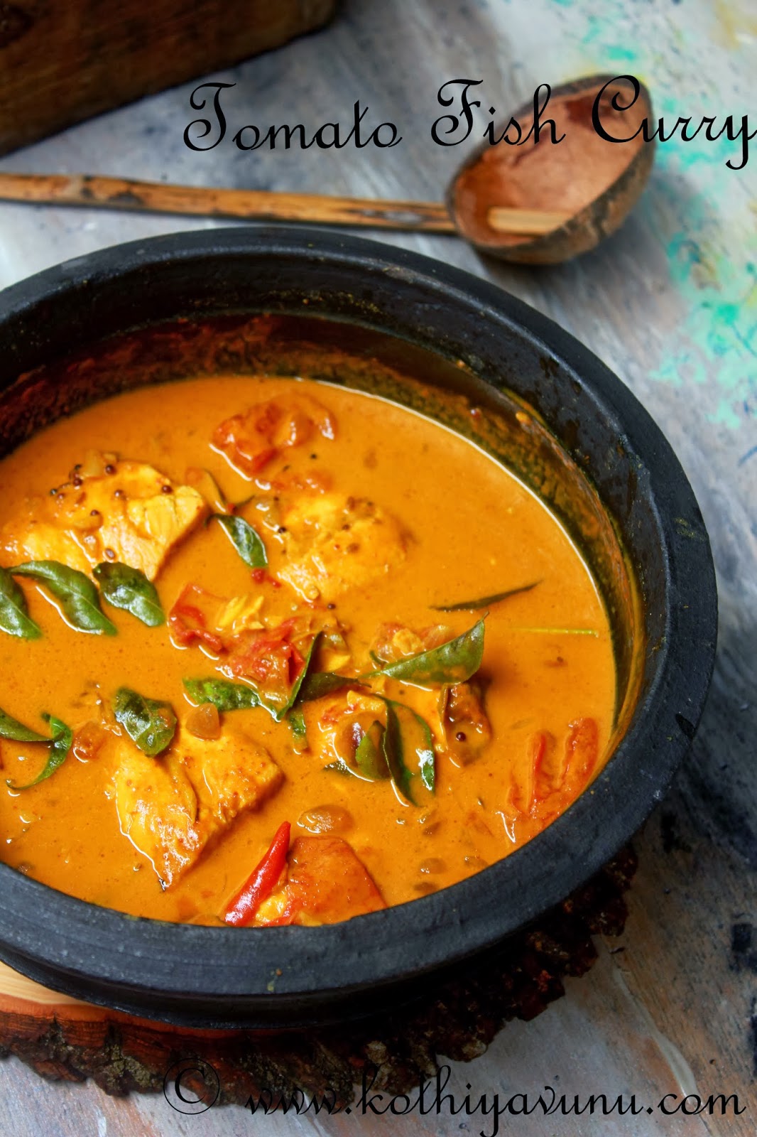 Fish Tomato Curry Recipe - Thakkali Meen Curry Recipe - Kerala Fish ...