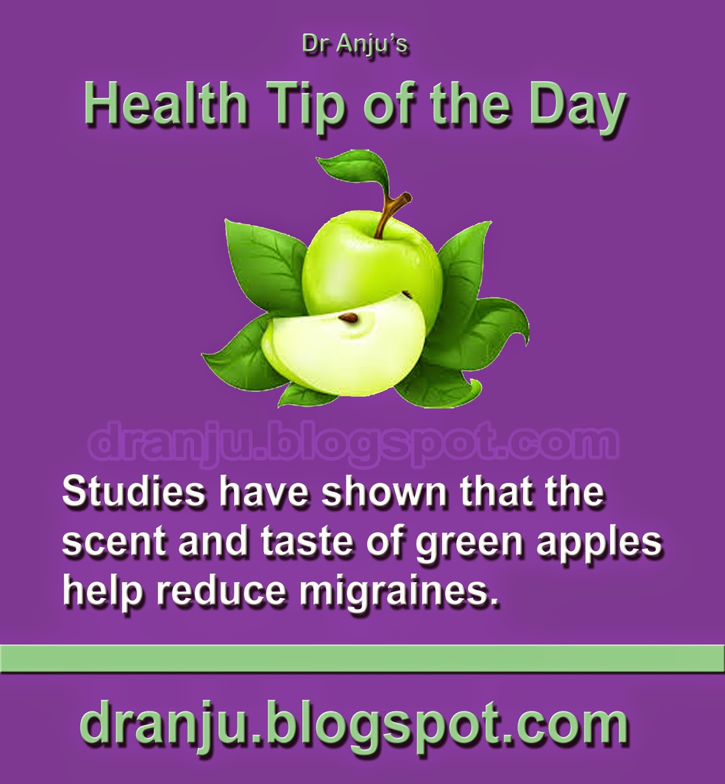 Dr Anju's Health Tips Health Tip of The Day 29th July