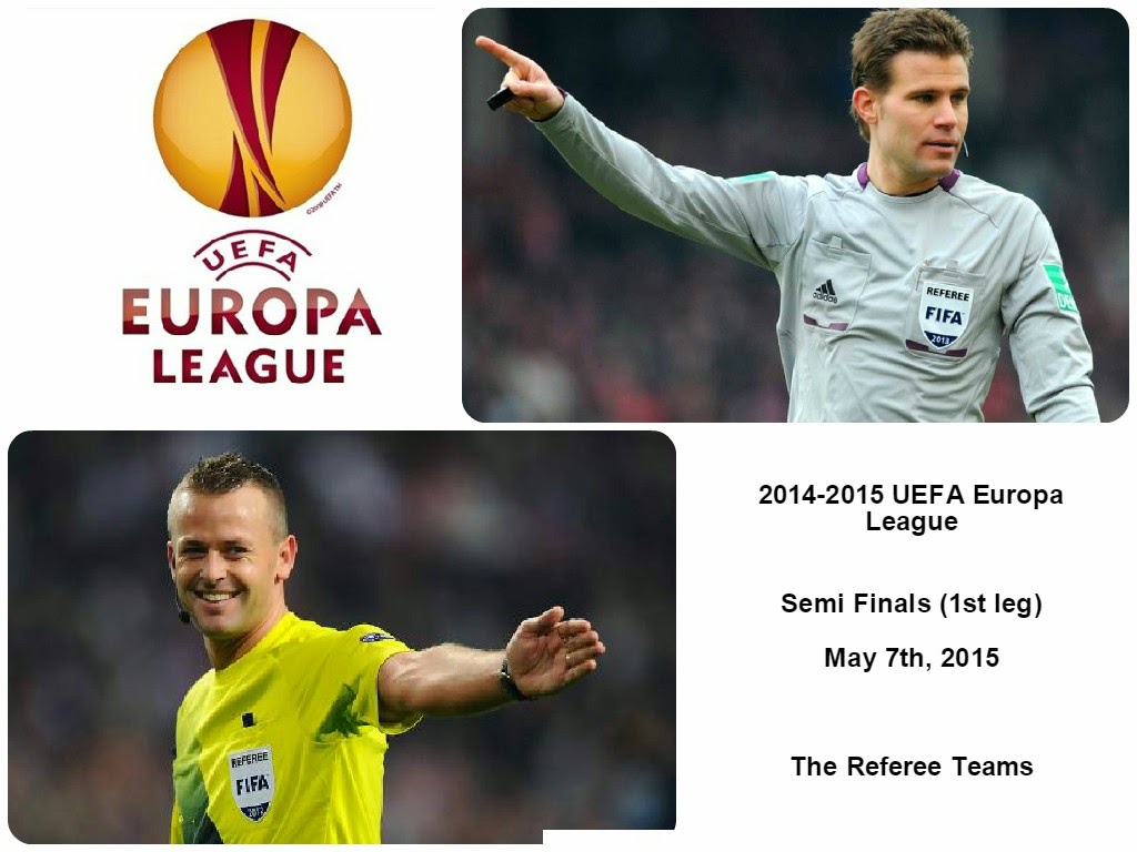 FIFA Referees News 20142015 UEFA Europa League Semi Finals (1st leg