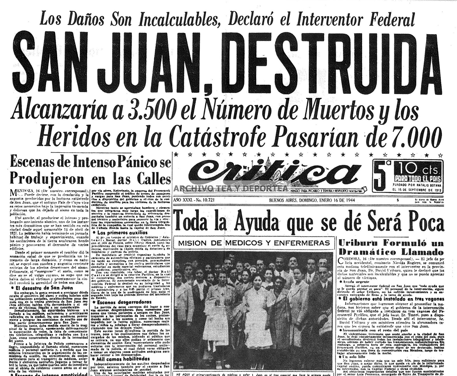 CeilorBlog: HACE 100 AÑOS SALIA CRITICA | DIARIOS