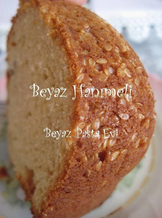 BEYAZ HANIMELİ Tahin helvalı kek