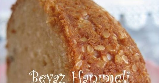 BEYAZ HANIMELİ Tahin helvalı kek