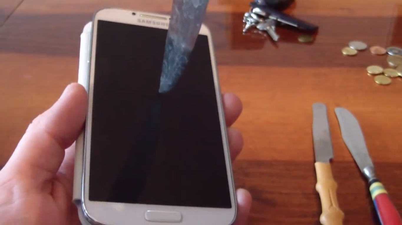 Samsung Galaxy S4 Scratch Test