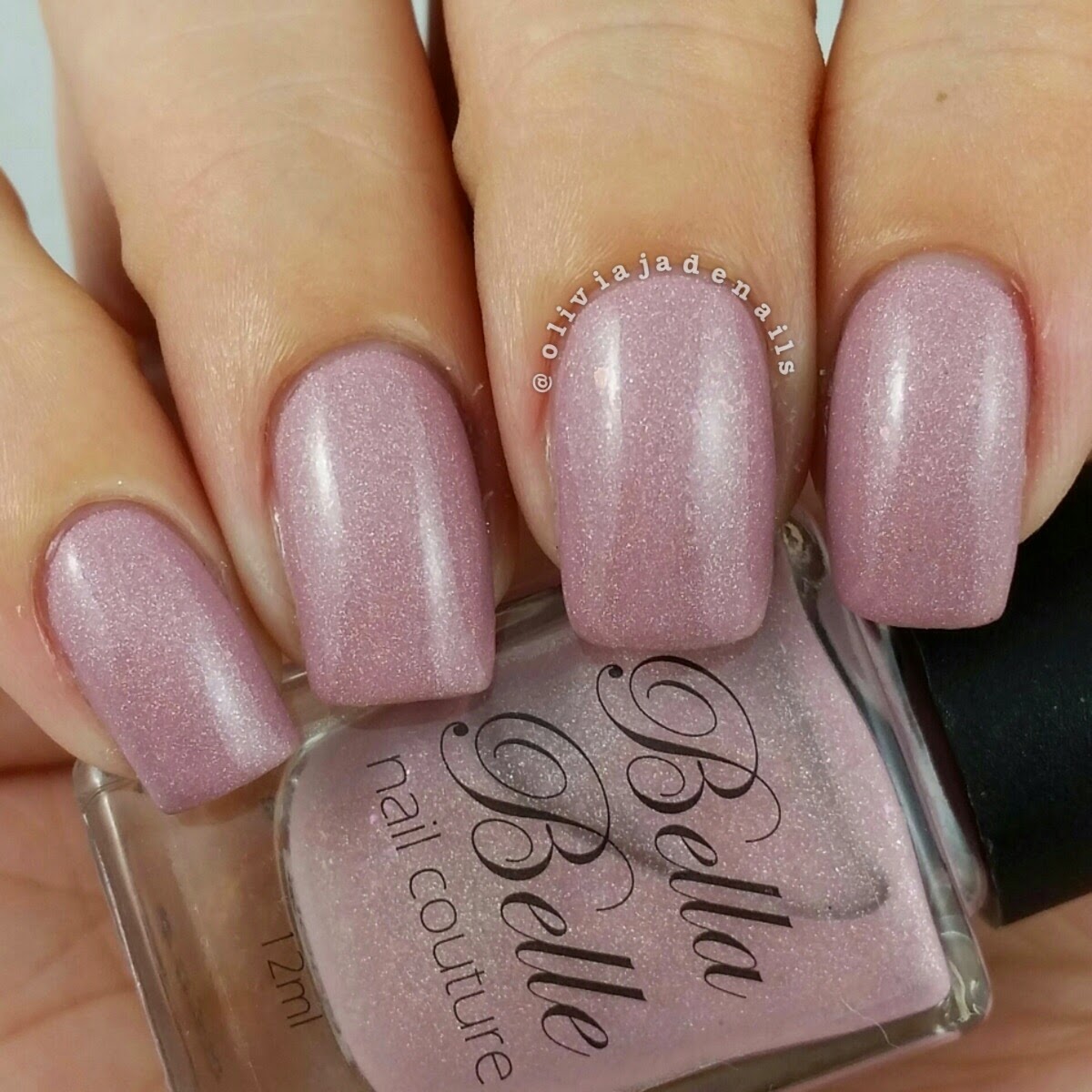 Bella Belle Blushing Bride swatched by Olivia Jade Nails