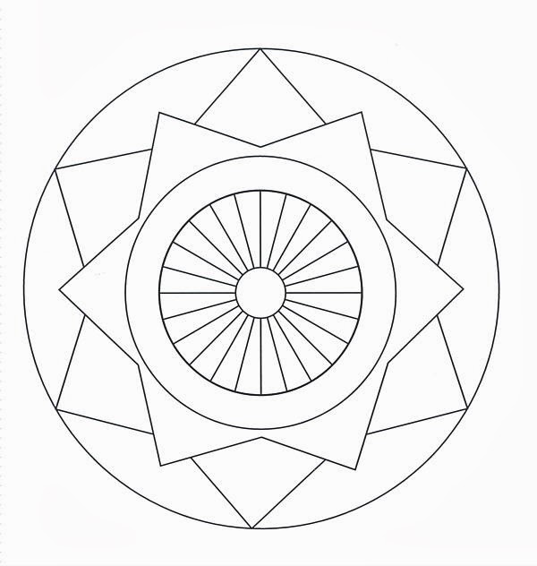 50 kostenlose Mandala Vorlagen (Ausmalbilder)